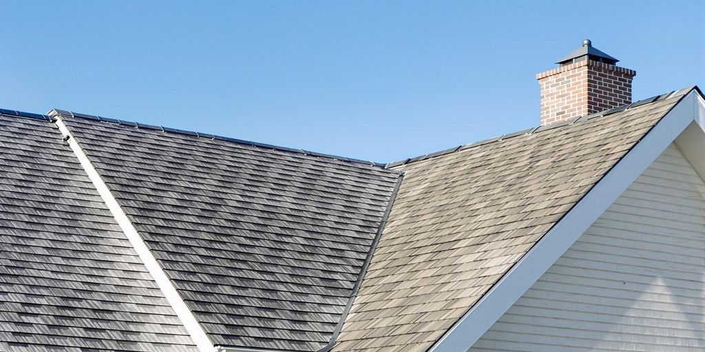 Rooftop view of a residential home in Naperville.
